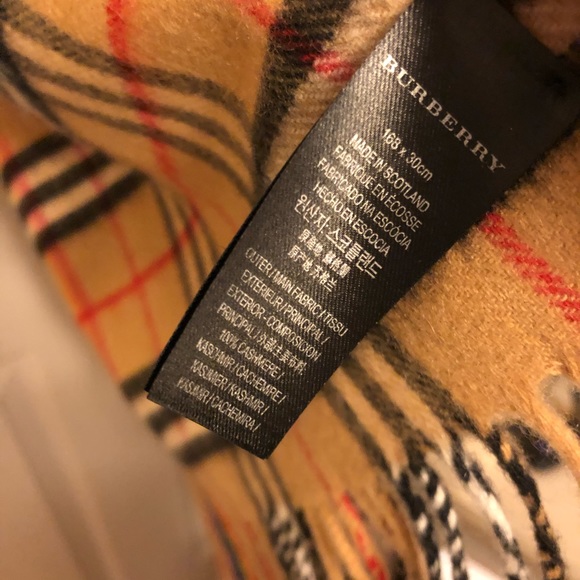 Burberry Cashmere Rainbow Scarf - Picture 2 of 4